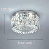 Crystal Ceiling Lights Modern Golden Living Room Decoration Round Ceiling Chandelier Lamp Indoor Decor Hanging Lamps for Bedrooms Living Room Hallway