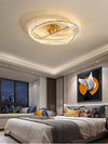 Modern Luxury Round Crystal Flush Mount Lights for Living Room Bedroom Kitchen Decoration Home Ceiling Lamp