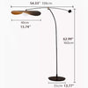 Simplicity Artistic Creativity Retro Style Hat-Shaped Lampshade Long Arm Fishing Lamp Bedroom Hotel Living Room Sofa Floor Lamp