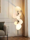 Metal Ball Shaped Floor Light White Standing Lamps for Living Room Metal Base LED Bedroom Stand Light Art Deco Floor  Lamp