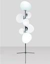 Metal Ball Shaped Floor Light White Standing Lamps for Living Room Metal Base LED Bedroom Stand Light Art Deco Floor  Lamp