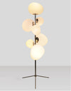 Metal Ball Shaped Floor Light White Standing Lamps for Living Room Metal Base LED Bedroom Stand Light Art Deco Floor  Lamp