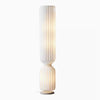 Modern White Pendant Light  Home Decor Vertical Floor Lamp Fabric Lampshade Reading Room Bedroom