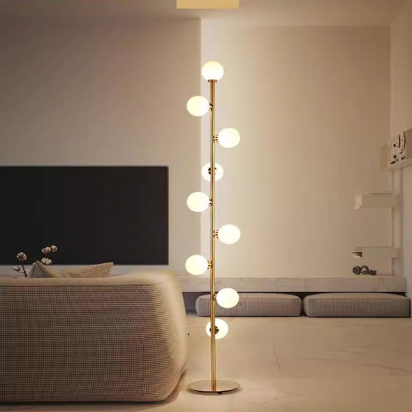 Floor Lamp Modern LED Living Room Standing Lamp Bedside Lights Ball Fixtures Nordic Bedroom Floor Lamps Deco Room Decoration