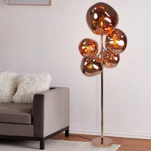 Creative Lava Balloon Shape Floor Lamp Can for Living Room, Bedroom, Store, Façade Decoration, Personalized Design, Art, Post-Modern