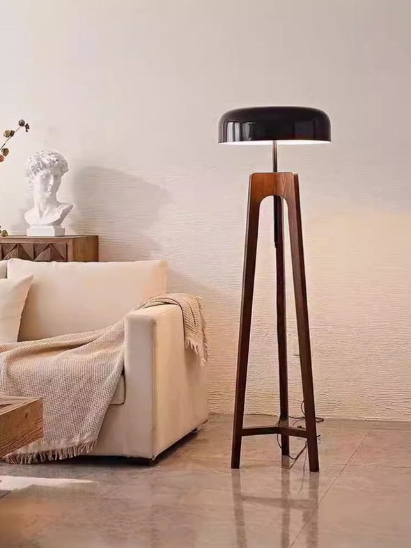 Floor Lamp Living Room Decor Corner Light with a Iron Drum Shade - Complete with a 6w LED Bulb Interior Home and Decoration