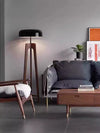 Floor Lamp Living Room Decor Corner Light with a Iron Drum Shade - Complete with a 6w LED Bulb Interior Home and Decoration