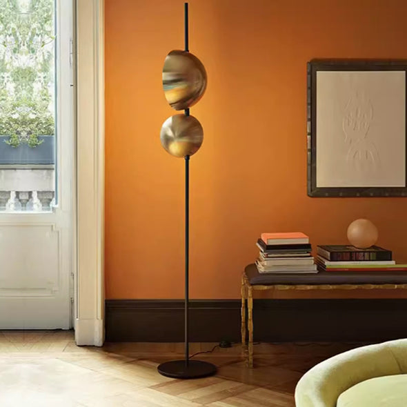 Floor Lamp Standing Lamp Nordic Style Floor Lamp Metal High Pole Lamp Rotatable Lampshade Reading Lamp  Bedroom with Sturdy Base Floor Light