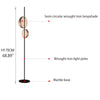 Floor Lamp Standing Lamp Nordic Style Floor Lamp Metal High Pole Lamp Rotatable Lampshade Reading Lamp  Bedroom with Sturdy Base Floor Light