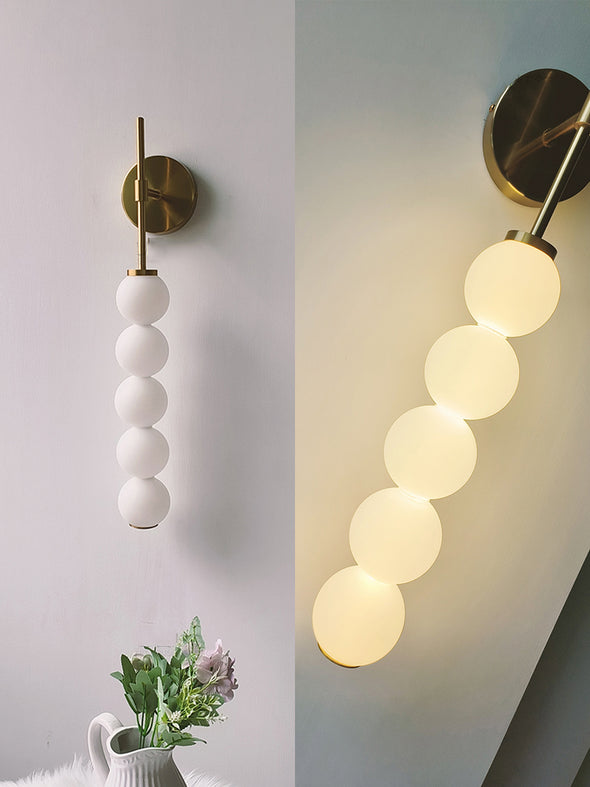 Spherical Gourd Wall Sconce Lamp Modern Creative Lighting Fixture