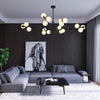Modern Minimalist Chandelier Magic Bean Glass Ceiling Pendant Light