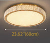 Modern Crystal Ceiling Light LED Small Chandeliers  Flush Mount Chandelier Room Light for Bedrooms Living Room Hallway