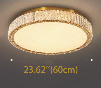 Modern Crystal Ceiling Light LED Small Chandeliers  Flush Mount Chandelier Room Light for Bedrooms Living Room Hallway