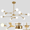 Modern Minimalist Chandelier Magic Bean Glass Ceiling Pendant Light