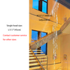 Modern Water Drop Chandeliers Gilding Glass Luxury Staircase Pendant Lights Villa Bedroom Bedsid Bar Decorative Light