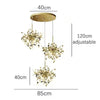 Contemporary Mutil Petal Pendant light Luxury Chandelier Decoration for Kitchen Island Dining Room Ceiling Light