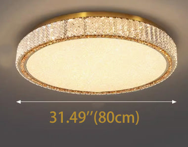 Modern Crystal Ceiling Light LED Small Chandeliers  Flush Mount Chandelier Room Light for Bedrooms Living Room Hallway