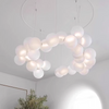 French Bubble Ball Chandeliers Acrylic Luxury Atmospheric For Living Room Bedroom Lamps Indoor Lighting