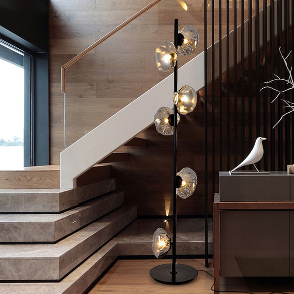 Luxury Glass Floor Lamps Decor for Living Room