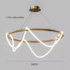 Minimalism Hose Linear Pendant Hanging Light Cord DIY Chandelier Kitchen Bar Dining Room