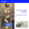 Nordic Cloud Pendant Lights Glass Chandeliers Art Decorative Design Staircase Restaurant Hanging Lamps