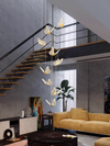 Acrylic Butterfly Chandeliers Modern Butterflies Ladder Lights Pendant Lights Staircase Living Room Dining room