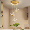 Acrylic Butterfly Chandeliers Modern Butterflies Ladder Lights Pendant Lights Staircase Living Room Dining room