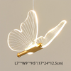 Acrylic Butterfly Chandeliers Modern Butterflies Ladder Lights Pendant Lights Staircase Living Room Dining room