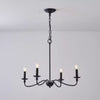 Farmhouse Luxury Candle Chandelier For Living Room Entryway Kitchen Hallway Large Light Fixtures