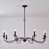 Farmhouse Luxury Candle Chandelier For Living Room Entryway Kitchen Hallway Large Light Fixtures