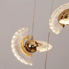 Creative UFO Chandelier Luxury Rotating Pendant Light For Staircase Foyer Living Room