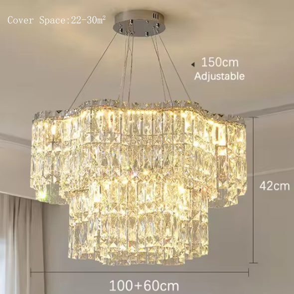 Artist Crystal Ceiling Chandelier Luxury Home Decoration Pendant Kitchen Bar Bedroom Living Dining Room Light Fixture Lamp