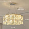 Artist Crystal Ceiling Chandelier Luxury Home Decoration Pendant Kitchen Bar Bedroom Living Dining Room Light Fixture Lamp