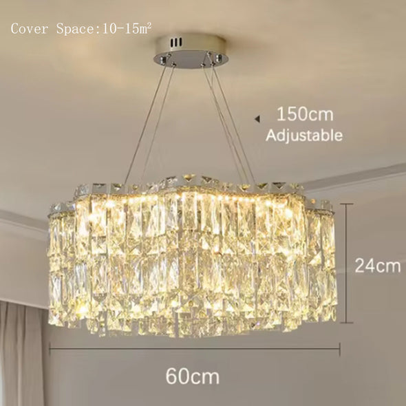 Artist Crystal Ceiling Chandelier Luxury Home Decoration Pendant Kitchen Bar Bedroom Living Dining Room Light Fixture Lamp