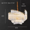 Luxury Crystal Pendant Lights Modern Decoration Chandelier Kitchen Living Dining Hotel Loft Lamp