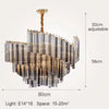 Luxury Crystal Pendant Lights Modern Decoration Chandelier Kitchen Living Dining Hotel Loft Lamp