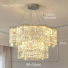 Artist Crystal Ceiling Chandelier Luxury Home Decoration Pendant Kitchen Bar Bedroom Living Dining Room Light Fixture Lamp