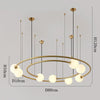 Luxury Globe Pendant Light Glass High Ceiling Chandelier For Kitchen Island Bedroom Living Room Dining Room