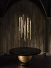 Modern Water Drop Chandeliers Gilding Glass Luxury Staircase Pendant Lights Villa Bedroom Bedsid Bar Decorative Light