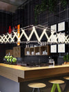 Post Modern Linear Chandelier Long Ceiling Pendant Light For Kitchen Bar Cafe Home Decor