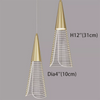 Modern Creative Pendant Lights Art Paris Tower Design Gold Stair Chandeliers For Villa Loft Hanging Lights