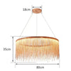 Post-Modern Tassel Liner Ceiling Chandelier Hanging Pendant Light Home Applicant Living Room Kitchen Island