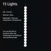 Modern Glass Globe Linear Chandelier, Customizable Glass Pendant Light