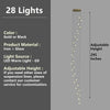 Modern Luxury Glass Chandelier Ceiling Light Fixture