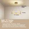 LED Modern Ceiling Chandelier with Circular Rings in Single or Double Layers