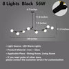 Modern Minimalist Chandelier Magic Bean Glass Ceiling Pendant Light