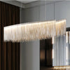 Post-Modern Tassel Liner Ceiling Chandelier Hanging Pendant Light Home Applicant Living Room Kitchen Island