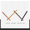 Minimalist Art Sticks Staircase Ceiling Chandelier Linear Hanging Pendant Light For Loft Showroom