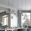 Modern Glass Chandelier Long Ceiling Pendant Hanging Light Loft Home Decor