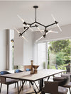 Nordic Branch Chandelier Long Loft Pendant Hanging Light Fixture For Living Room Kitchen Island